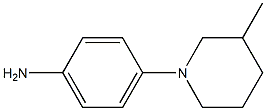 4-(3-methylpiperidin-1-yl)aniline 结构式