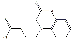 4-(3-oxo-1,2,3,4-tetrahydroquinoxalin-1-yl)butanethioamide 结构式