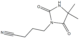 4-(4,4-dimethyl-2,5-dioxoimidazolidin-1-yl)butanenitrile 结构式