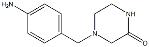 4-(4-aminobenzyl)piperazin-2-one 结构式