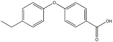 4-(4-ethylphenoxy)benzoic acid 结构式