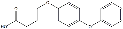 4-(4-phenoxyphenoxy)butanoic acid 结构式