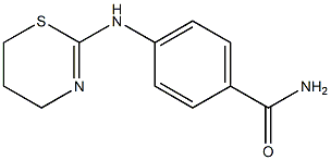 4-(5,6-dihydro-4H-1,3-thiazin-2-ylamino)benzamide 结构式