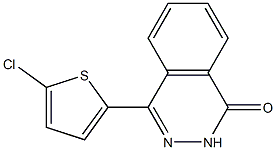 4-(5-chlorothiophen-2-yl)-1,2-dihydrophthalazin-1-one 结构式