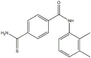 4-(aminocarbonothioyl)-N-(2,3-dimethylphenyl)benzamide 结构式