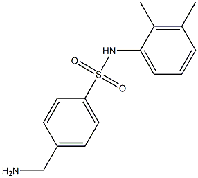 4-(aminomethyl)-N-(2,3-dimethylphenyl)benzenesulfonamide 结构式