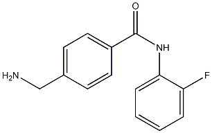 4-(aminomethyl)-N-(2-fluorophenyl)benzamide 结构式