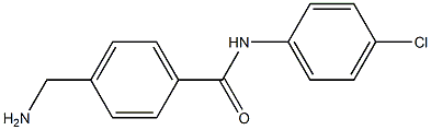 4-(aminomethyl)-N-(4-chlorophenyl)benzamide 结构式