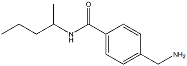 4-(aminomethyl)-N-(pentan-2-yl)benzamide 结构式