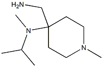 4-(aminomethyl)-N-isopropyl-N,1-dimethylpiperidin-4-amine 结构式