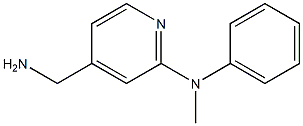 4-(aminomethyl)-N-methyl-N-phenylpyridin-2-amine 结构式