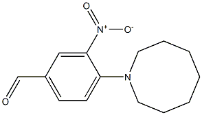 4-(azocan-1-yl)-3-nitrobenzaldehyde 结构式