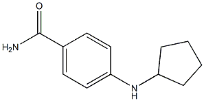 4-(cyclopentylamino)benzamide 结构式