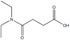 4-(diethylamino)-4-oxobutanoic acid 结构式