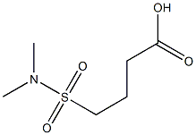 4-(dimethylsulfamoyl)butanoic acid 结构式