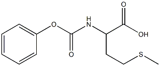 4-(methylsulfanyl)-2-[(phenoxycarbonyl)amino]butanoic acid 结构式