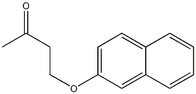 4-(naphthalen-2-yloxy)butan-2-one 结构式