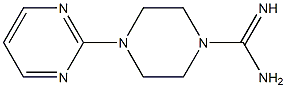 4-(pyrimidin-2-yl)piperazine-1-carboximidamide 结构式