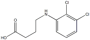 4-[(2,3-dichlorophenyl)amino]butanoic acid 结构式