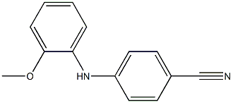 4-[(2-methoxyphenyl)amino]benzonitrile 结构式