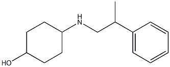 4-[(2-phenylpropyl)amino]cyclohexan-1-ol 结构式