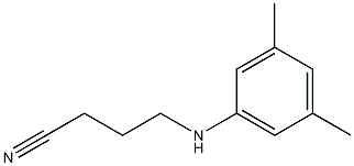 4-[(3,5-dimethylphenyl)amino]butanenitrile 结构式