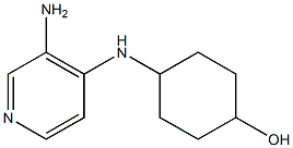 4-[(3-aminopyridin-4-yl)amino]cyclohexan-1-ol 结构式