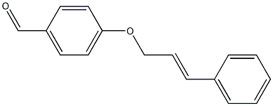 4-[(3-phenylprop-2-en-1-yl)oxy]benzaldehyde 结构式