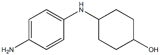 4-[(4-aminophenyl)amino]cyclohexan-1-ol 结构式