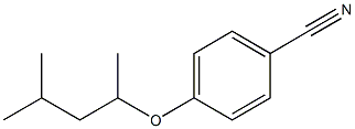 4-[(4-methylpentan-2-yl)oxy]benzonitrile 结构式