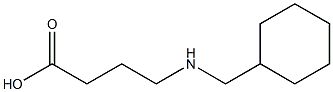 4-[(cyclohexylmethyl)amino]butanoic acid 结构式