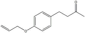 4-[4-(allyloxy)phenyl]butan-2-one 结构式