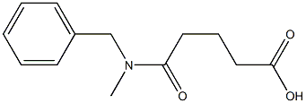 4-[benzyl(methyl)carbamoyl]butanoic acid 结构式