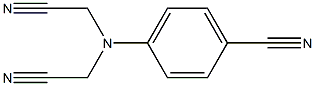 4-[bis(cyanomethyl)amino]benzonitrile 结构式