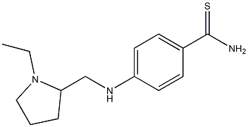 4-{[(1-ethylpyrrolidin-2-yl)methyl]amino}benzene-1-carbothioamide 结构式