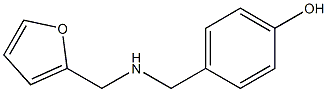 4-{[(2-furylmethyl)amino]methyl}phenol 结构式