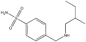 4-{[(2-methylbutyl)amino]methyl}benzene-1-sulfonamide 结构式