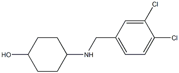 4-{[(3,4-dichlorophenyl)methyl]amino}cyclohexan-1-ol 结构式