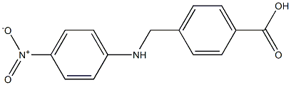 4-{[(4-nitrophenyl)amino]methyl}benzoic acid 结构式