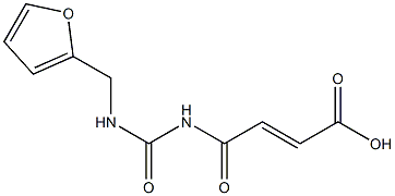 4-{[(furan-2-ylmethyl)carbamoyl]amino}-4-oxobut-2-enoic acid 结构式