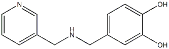 4-{[(pyridin-3-ylmethyl)amino]methyl}benzene-1,2-diol 结构式