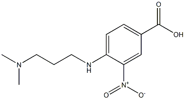 4-{[3-(dimethylamino)propyl]amino}-3-nitrobenzoic acid 结构式