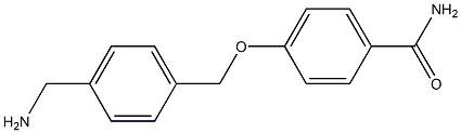 4-{[4-(aminomethyl)phenyl]methoxy}benzamide 结构式