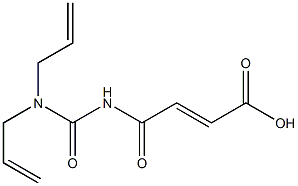 4-{[bis(prop-2-en-1-yl)carbamoyl]amino}-4-oxobut-2-enoic acid 结构式