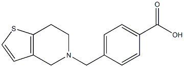 4-{4H,5H,6H,7H-thieno[3,2-c]pyridin-5-ylmethyl}benzoic acid 结构式