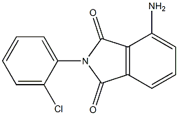 4-amino-2-(2-chlorophenyl)-2,3-dihydro-1H-isoindole-1,3-dione 结构式