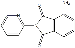 4-amino-2-(pyridin-2-yl)-2,3-dihydro-1H-isoindole-1,3-dione 结构式