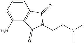 4-amino-2-[2-(dimethylamino)ethyl]-2,3-dihydro-1H-isoindole-1,3-dione 结构式