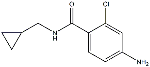 4-amino-2-chloro-N-(cyclopropylmethyl)benzamide 结构式