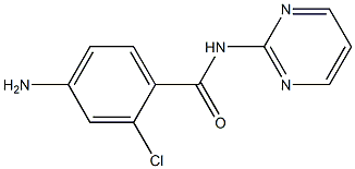 4-amino-2-chloro-N-pyrimidin-2-ylbenzamide 结构式